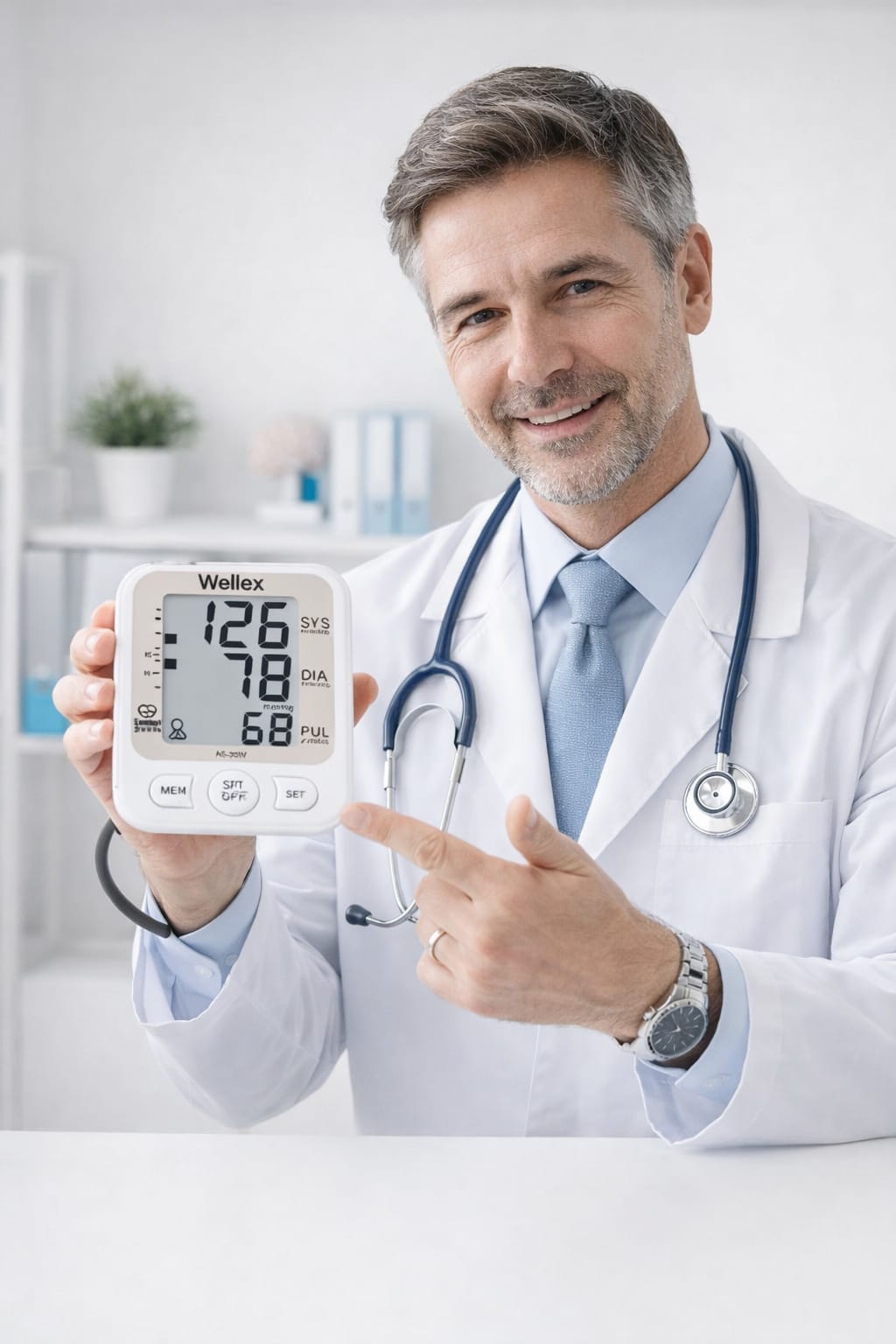 Picture of Wellex AS-35W Automatic Digital Blood Pressure Monitor Multicolor