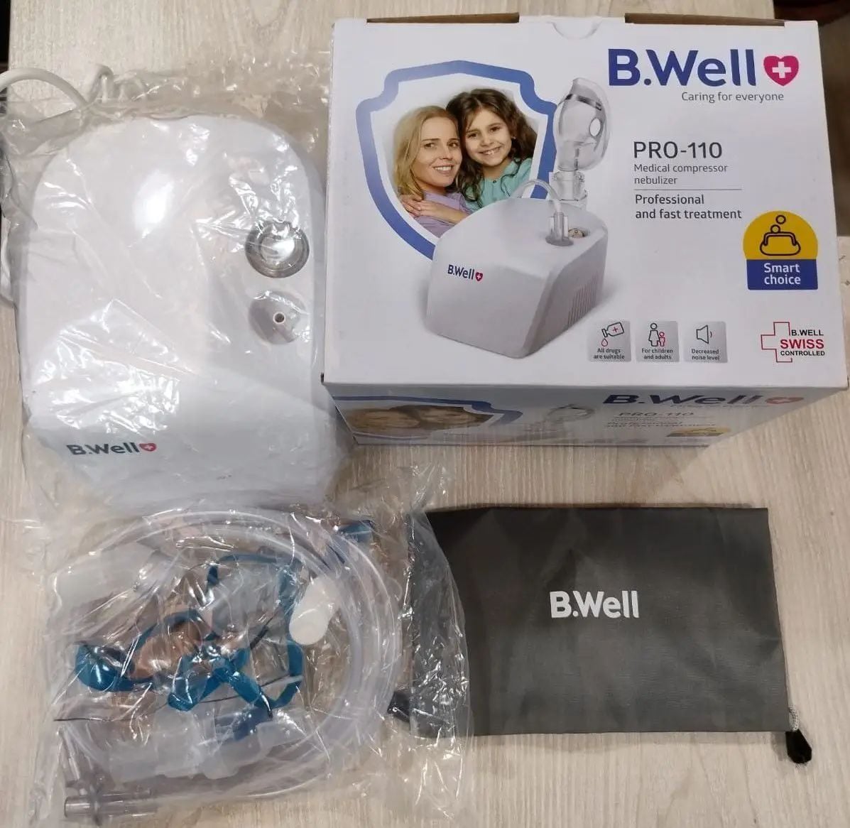 Picture of B.Well Medical Compressor Nebulizer Multicolor