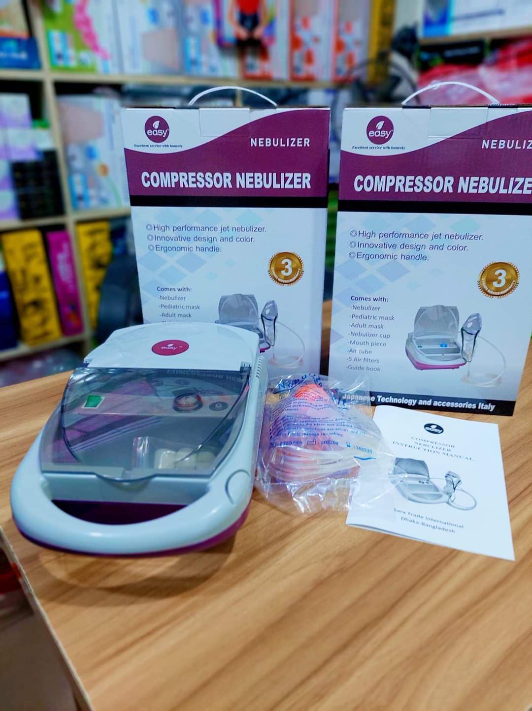 Picture of Easy Portable compressor nebulizer Child & Adults Nebulizetion Multicolor