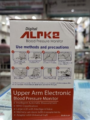 Picture of ALPK-2 Automatic Digital LCD Blood Pressure Monitor Multicolor