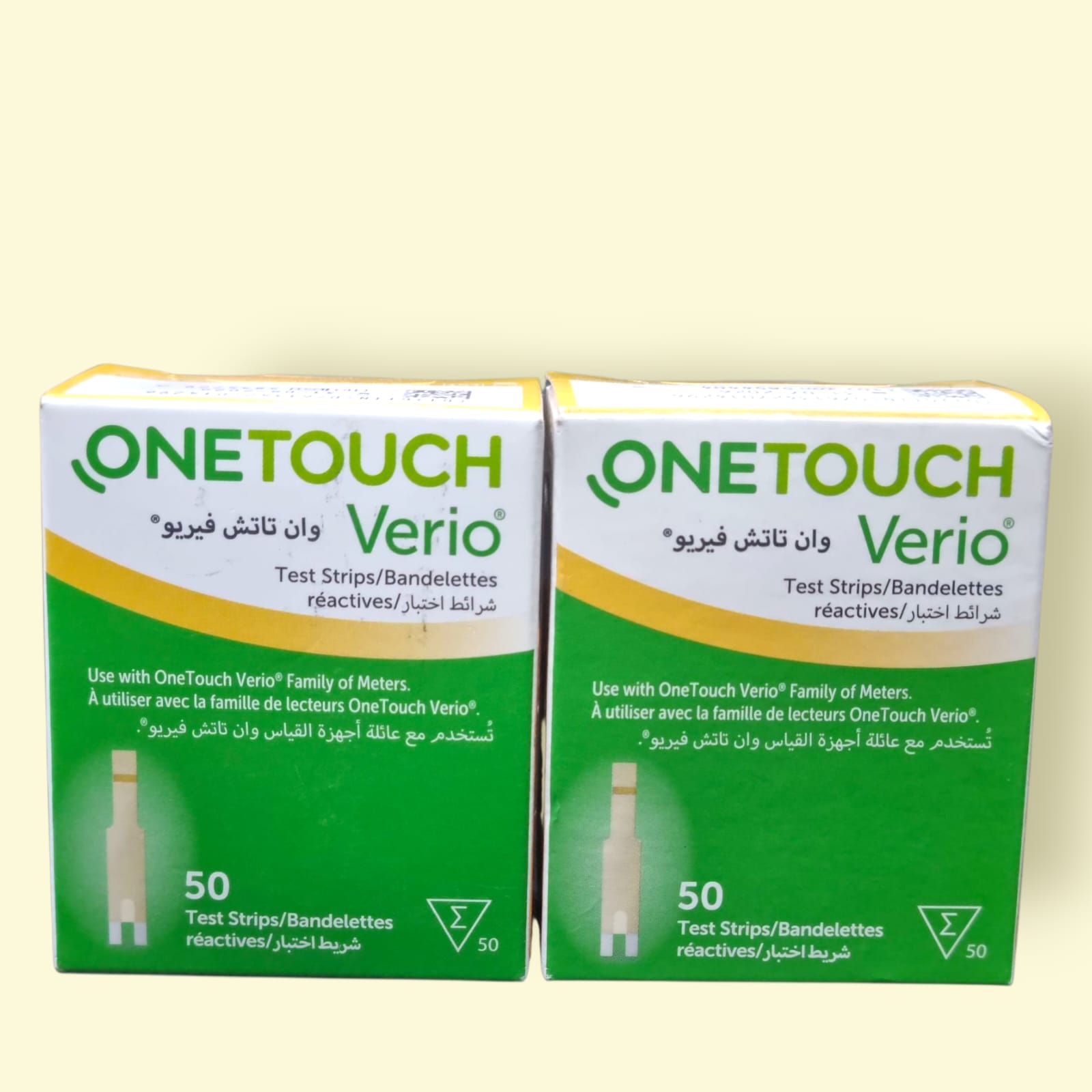 Picture of OneTouch Verio® Test Strips (50 Strips) – Premium Blood Glucose Testing Multicolor