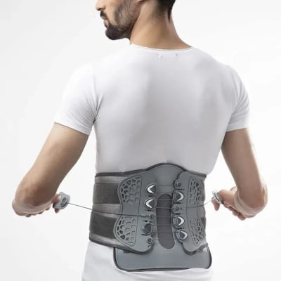 Picture of Tynor Lumbo Lacepull Brace Price in Bangladesh | Corset Belt for Disc Injury, Back Muscle Spasms, Pre and Post Spine Surgery Protection Multicolor