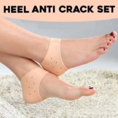 Picture of Silicone Heel Anti Crack Set for Men and Women (Free Size) 2 piceces Multicolor