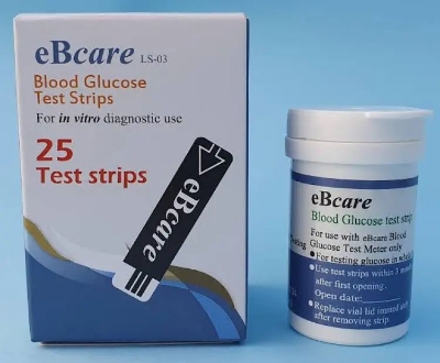 Picture of UNICHECK(EBCARE) Diabetes Machine Test Strip Blood Glucose Test strip Multicolor