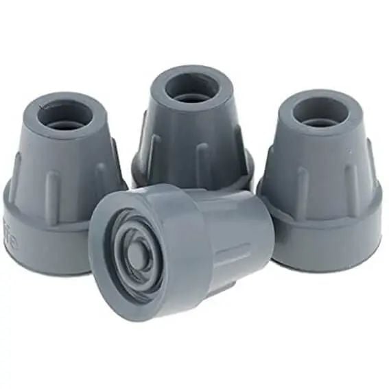Picture of 2pcs Non-slip Rubber Walking Crutch Stick Tips (2.2cm) Shock Absorb Walker Tips, Multicolor