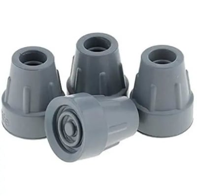 Picture of 2pcs Non-slip Rubber Walking Crutch Stick Tips (2.2cm) Shock Absorb Walker Tips, Multicolor