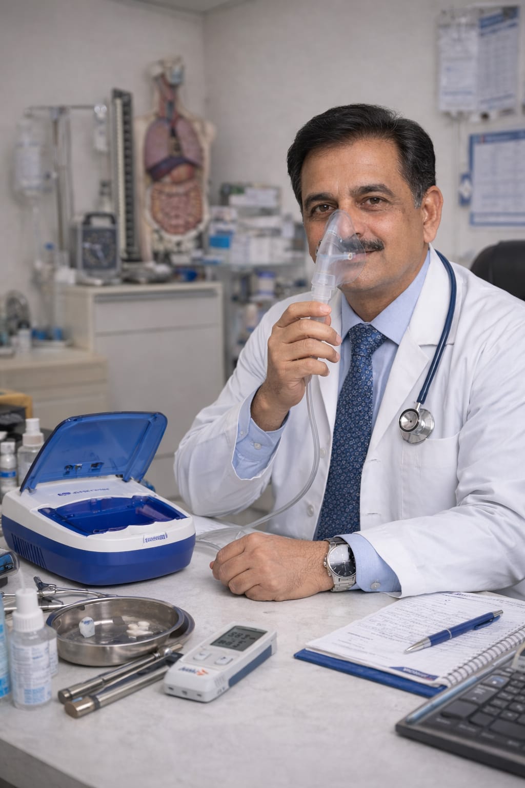 Picture of Life Care Compressor Nebulizer Multicolor