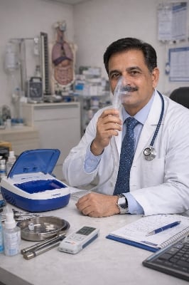 Picture of Life Care Compressor Nebulizer Multicolor