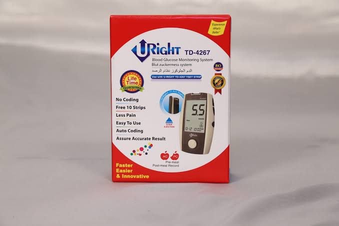 Picture of URight Blood Glucose Monitoring Machine Multicolor