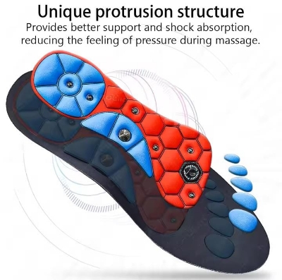Picture of Magnetic Massage Insoles Acupressure Inserts Arch Support Orthopedic Acupressures Shoes Pads Relieve Tired for Men Women Unisex 
