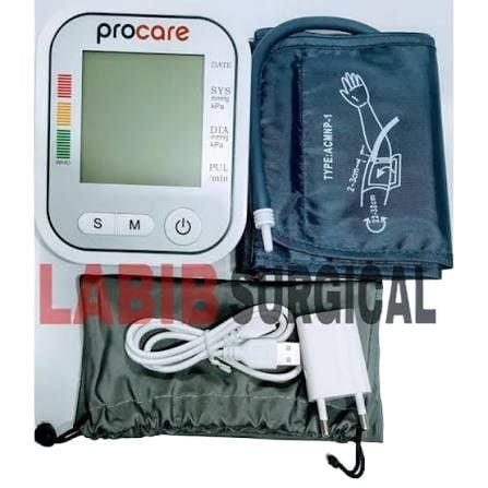 Picture of Procare Intelligent Automatic Digital Blood Pressure Monitor Multicolor