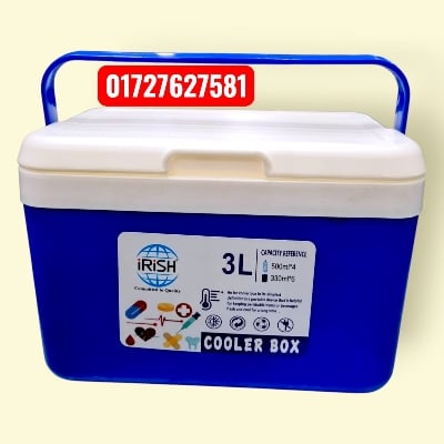 Picture of iRISH 3L Medical Cooler Box – Premium Quality & Portable Cooling Solution Multicolor
