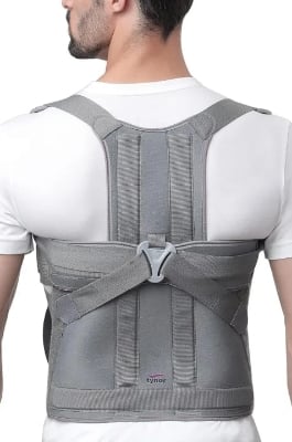 Picture of Tynor Taylor’s Brace – Premium Posture & Spine Support Long & Short Grey