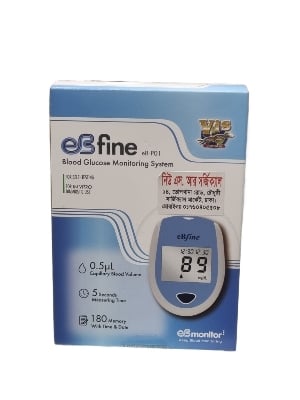 Picture of eBfine Blood Glucose Monitoring System: Precision Testing Made Simple Multicolor