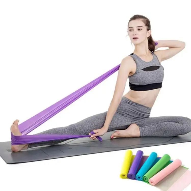 Picture of Yoga Practice Body Fitness Elastic Band For Training Exercises etc Multicolor