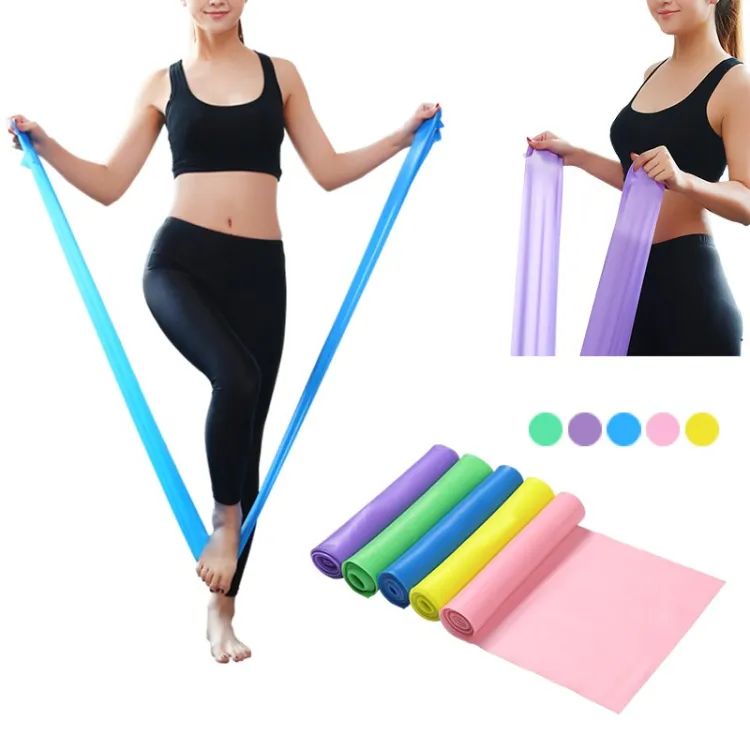 Picture of Yoga Practice Body Fitness Elastic Band For Training Exercises etc Multicolor