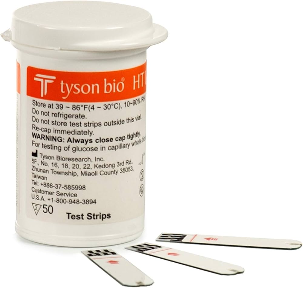 Picture of Healthway | Tyson Bio Evolve Blood Glucose Test Strip – 25 Strips Multicolor