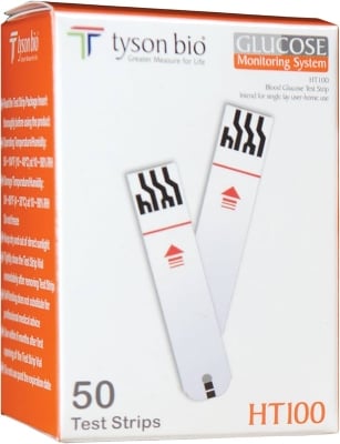 Picture of Healthway | Tyson Bio Evolve Blood Glucose Test Strip – 25 Strips Multicolor