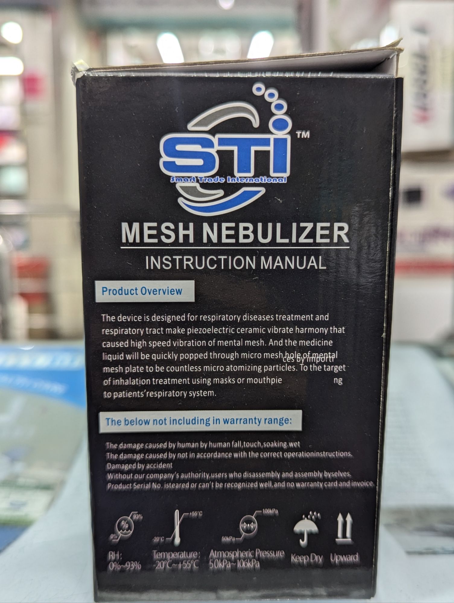 Picture of S T I Mesh nebulizer insruction manual Multicolor