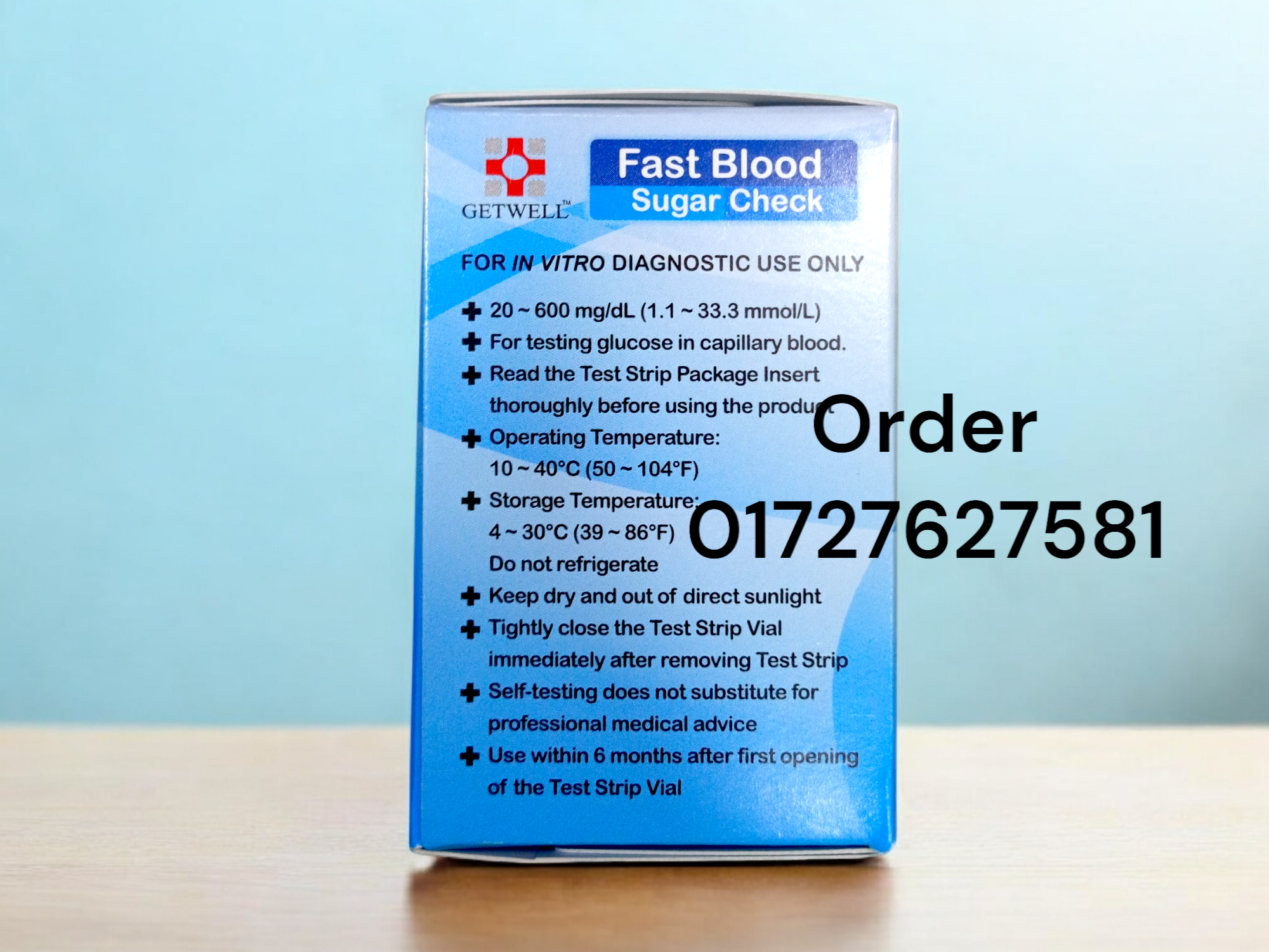 Picture of Test Strip for Getwell Blood Glucose Monitor- 25 Pcs Multicolor