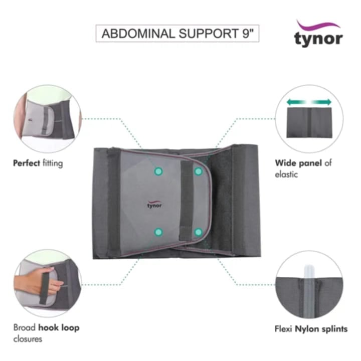 Picture of Tynor Abdominal Support 9 for Post Operative/ Post PrAgnancy Multicolor