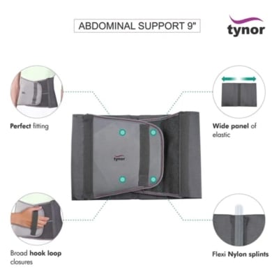 Picture of Tynor Abdominal Support 9 for Post Operative/ Post PrAgnancy Multicolor