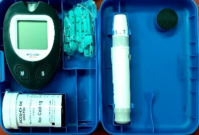 Picture of Accu Chek Doctor Instants Blood Glucose Monitor Digital Meter 