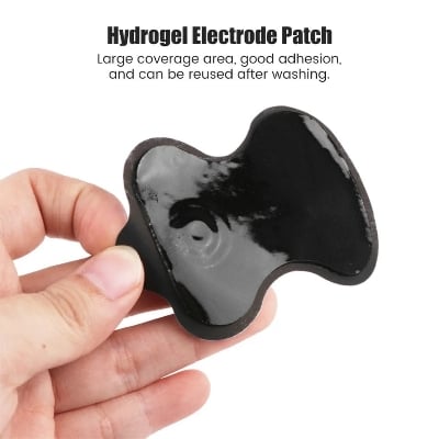 Picture of EMS Muscle Therapy Stimulator Machine Tens Unit Acupuncture Meridian Physiotherapy Pulse Abdominal Prostate Back Body Massager Light Ash