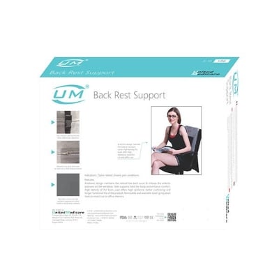 Picture of UM Back Rest Support A-18 Grey