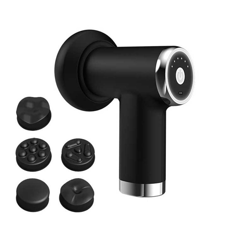 Picture of Hand Held Cellulite Massager Tool Remover Electric Body Shaper Massager with 5 Replaceable Massage Heads Multicolor