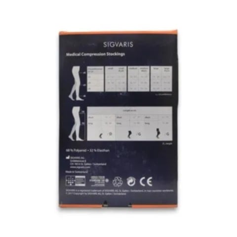 Picture of SIGVARIS Medical Compression Stockings Compression Class 2 (23~32mmHg), Thigh high Multicolor