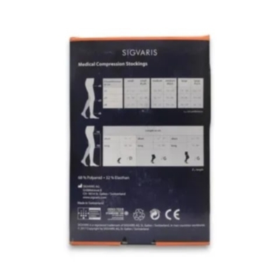Picture of SIGVARIS Medical Compression Stockings Compression Class 2 (23~32mmHg), Thigh high Multicolor