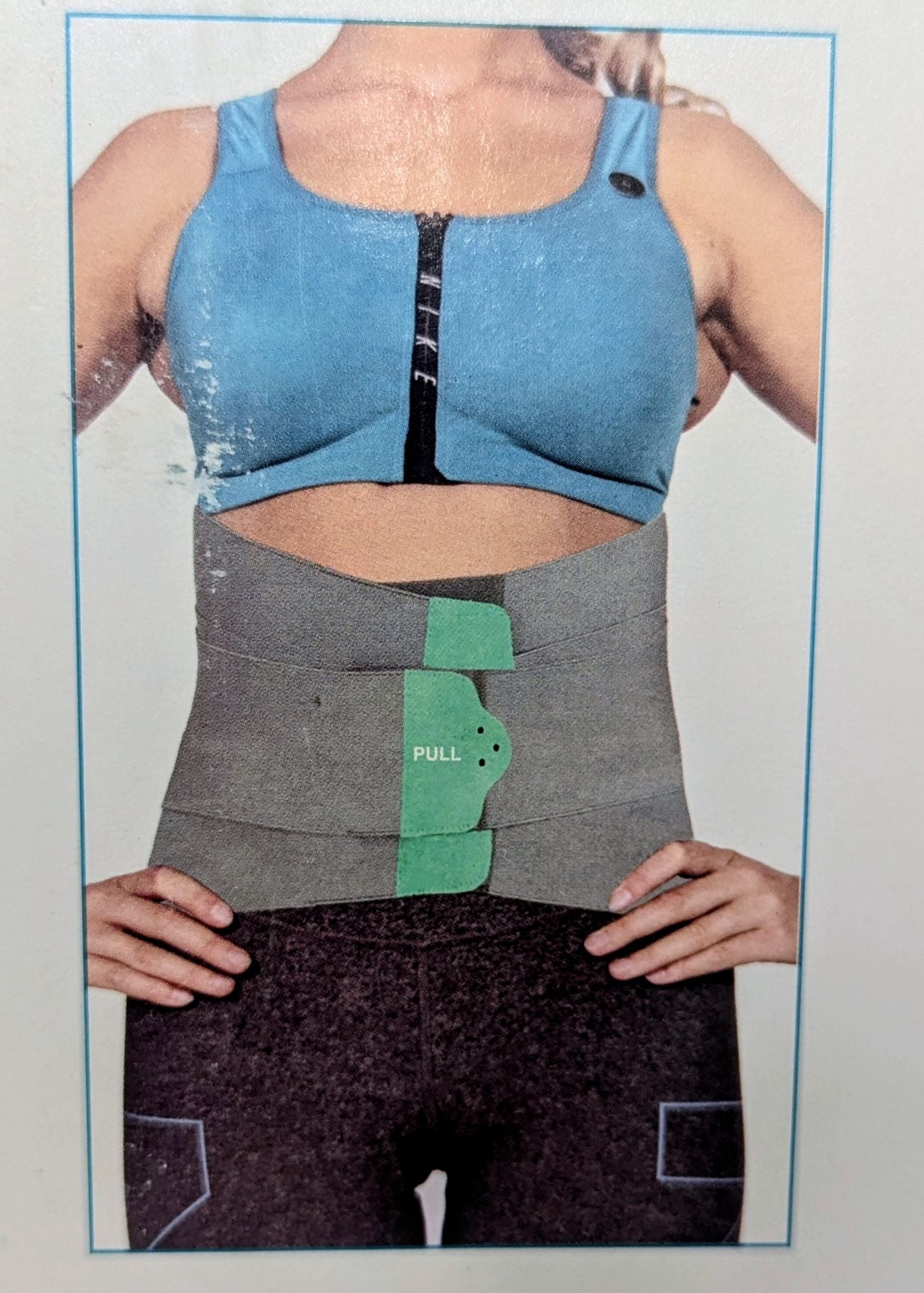 Picture of Contoured Lumber Corset With Strap Multicolor