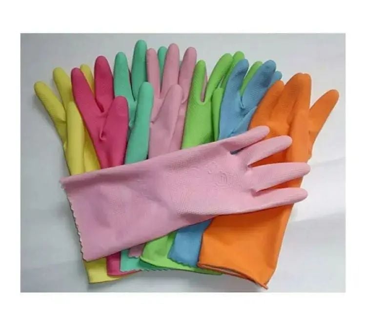 Picture of Kitchen Hand Gloves Half Hand (2 pes) Multicolor