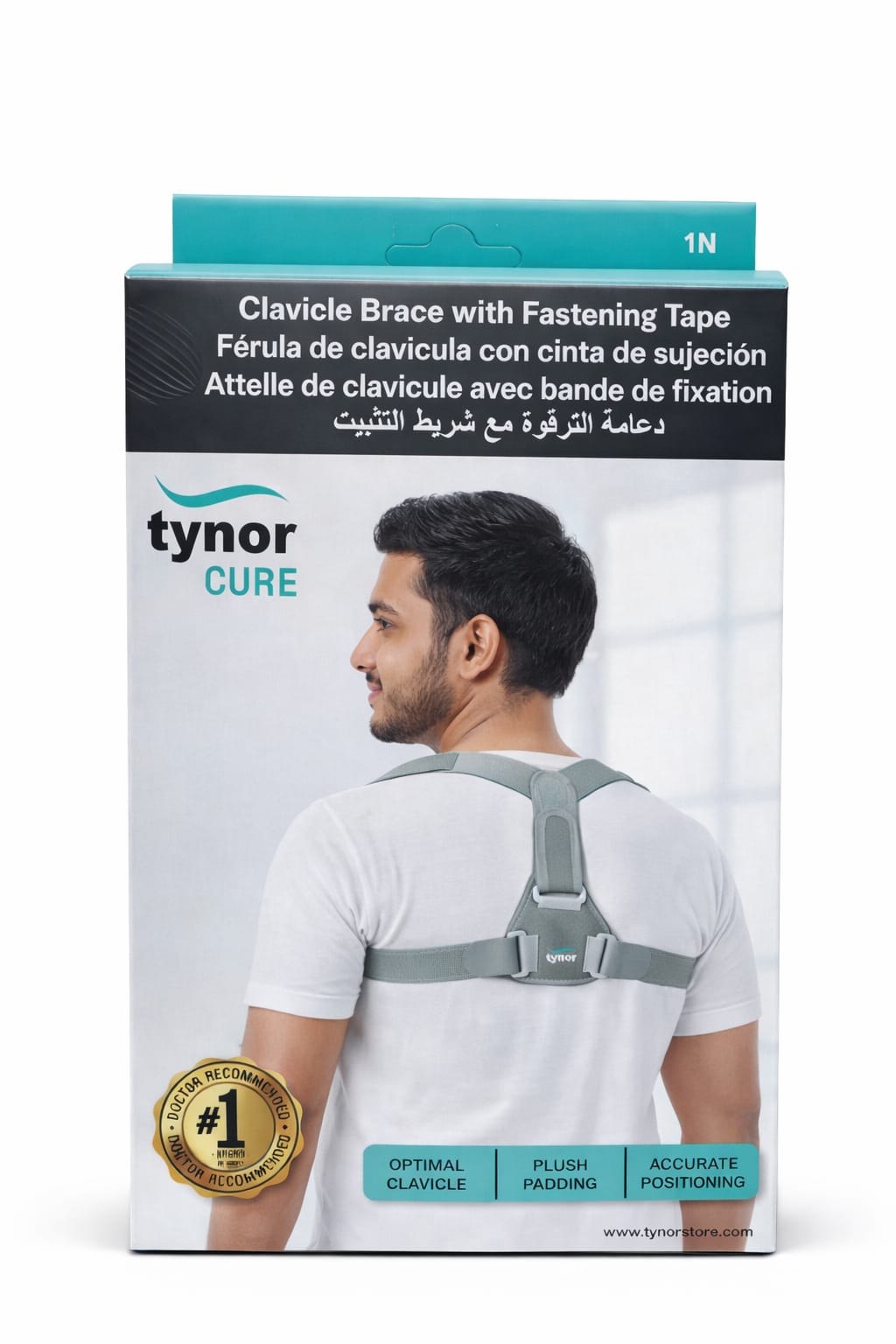 Picture of Tynor Clavicle Brace with Fastening Tape – Premium Quality Shoulder Support Multicolor