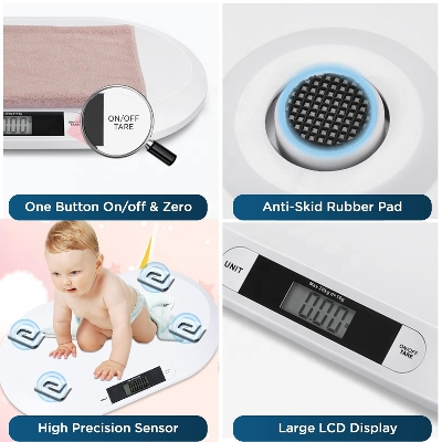 Picture of Digital Baby Weighing Scale for Infant Toddler With Weight Upto 20kg Multicolor