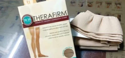 Picture of Therafirm Stockings Firm Compression Support Nylons 
