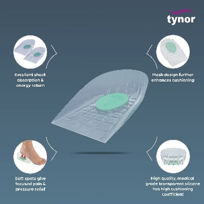 Picture of Heel Cushion tynor Pair Multicolor