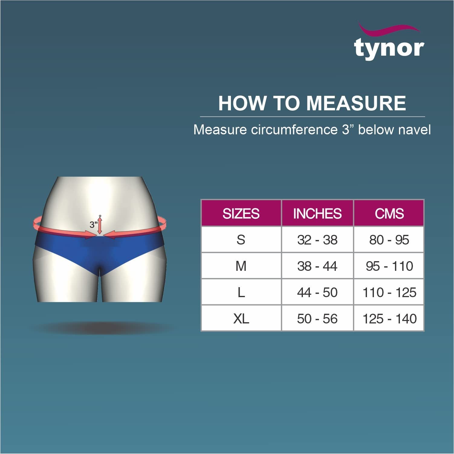 Picture of Pregnancy back support Belt Tynor Multicolor