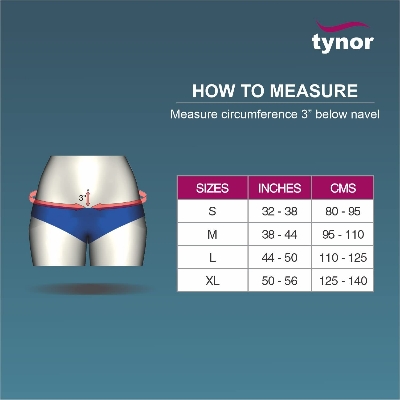 Picture of Pregnancy back support Belt Tynor Multicolor