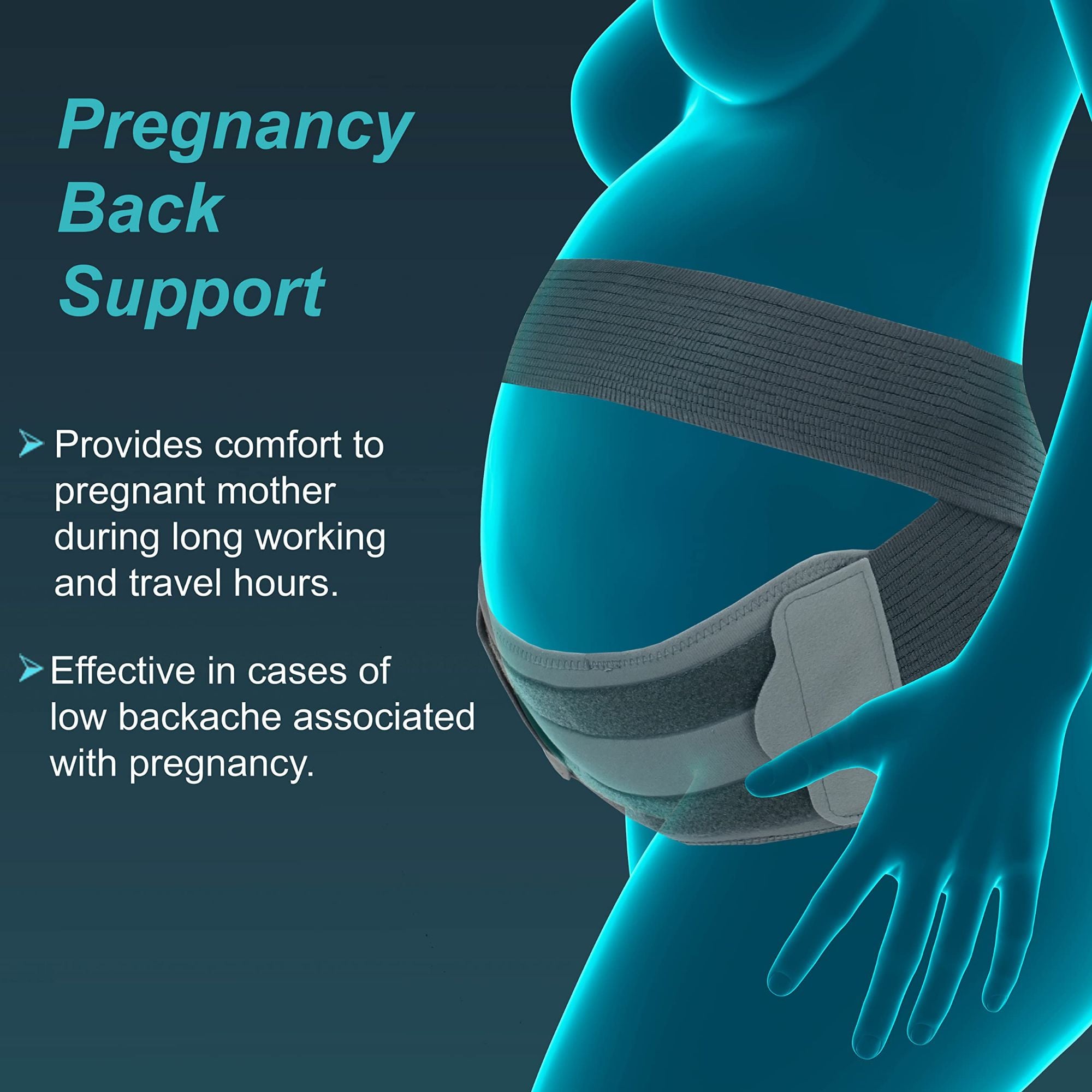 Picture of Pregnancy back support Belt Tynor Multicolor