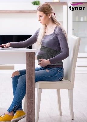 Picture of Pregnancy back support Belt Tynor Multicolor