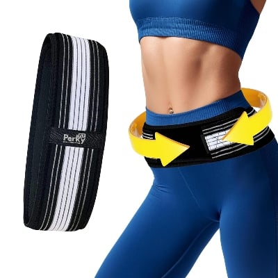 Picture of Sacroiliac SI Joint Belt for Back Pain Relief - Sciatica Pain Relief Belt for Women/Men, Adjustable Ergonomic Belt for Lower Back Support, Pelvic support, Sciatica Pain Relief Products Black