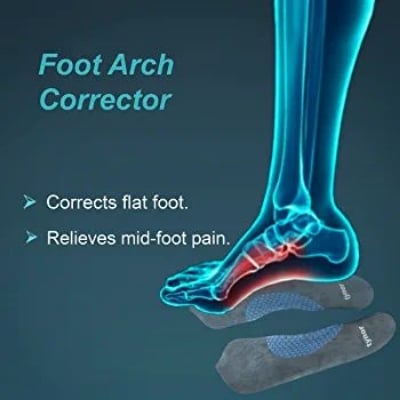 Picture of Medial Arch Orthosis, Grey, Medium, Large, Pack of 2 Multicolor