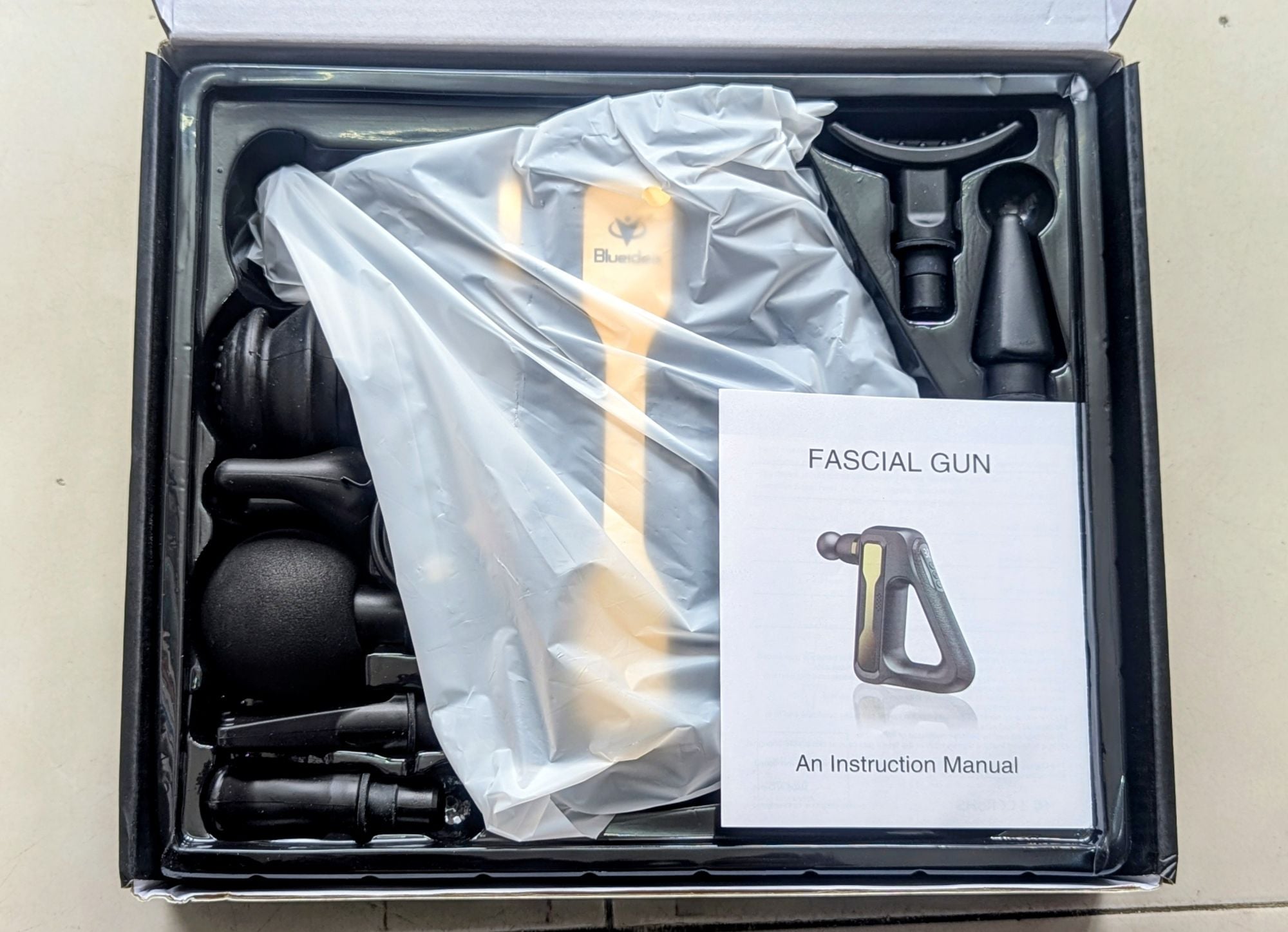 Picture of LCD display Fascial Gun Multicolor