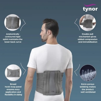 Picture of Tynor Care Contoured Lumbo-Sacral (L.S.) Support Multicolor