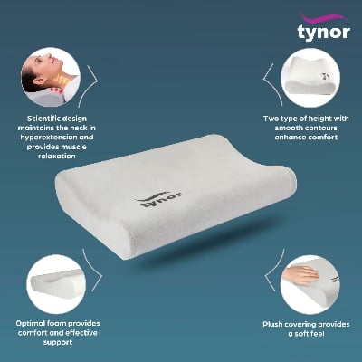 Picture of Contoured Cervical Pillow Tynor Multicolor