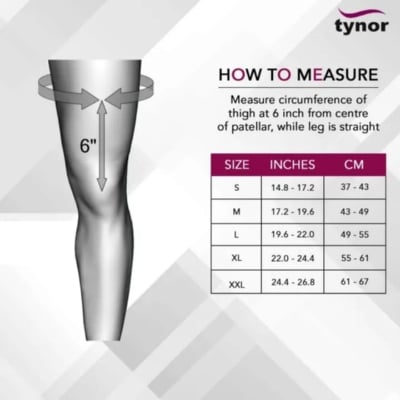 Picture of Tynor Knee Wrap Hinged (Neo) J-15 Compression, Support, Pain Relief Multicolor