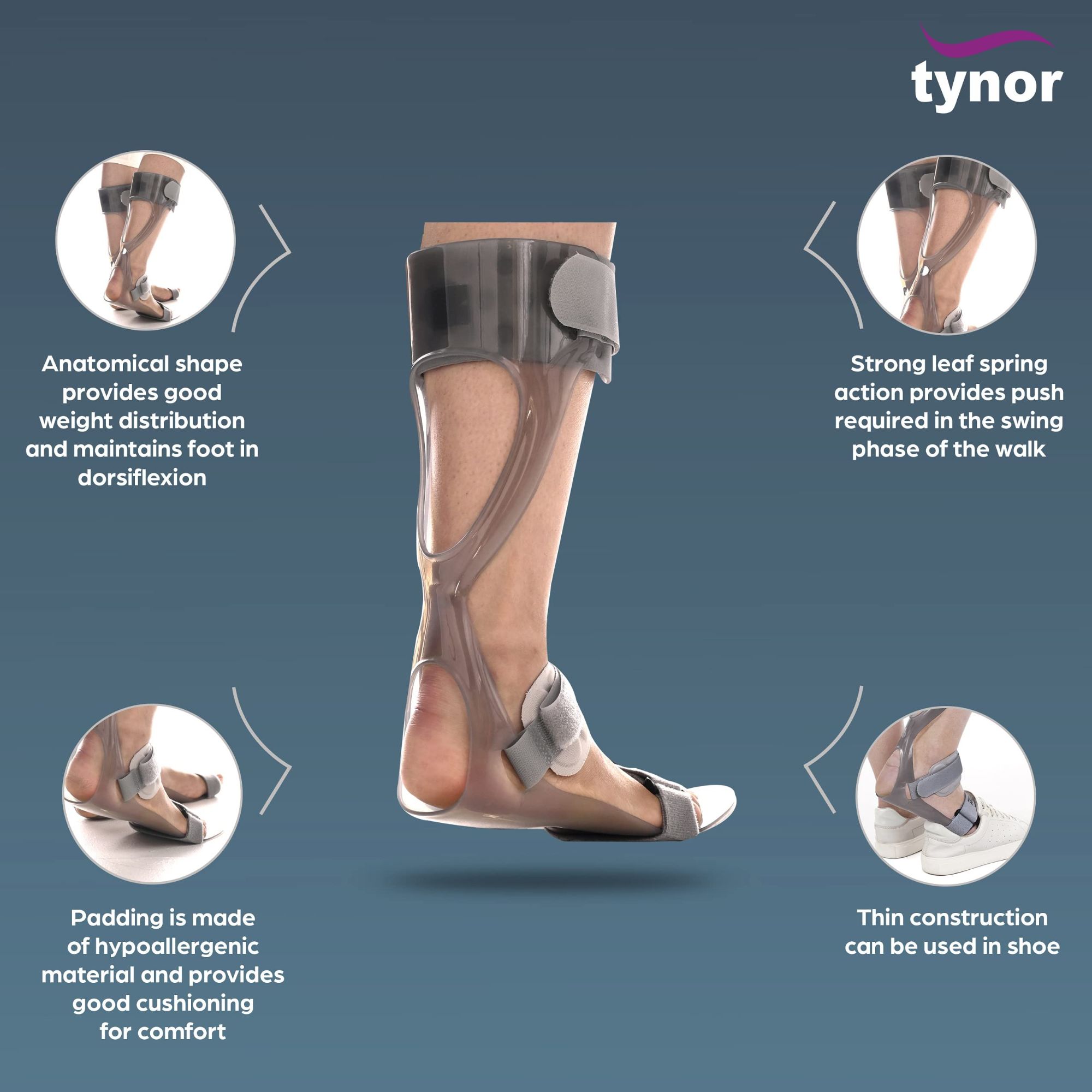 Picture of Foot drop splint Multicolor