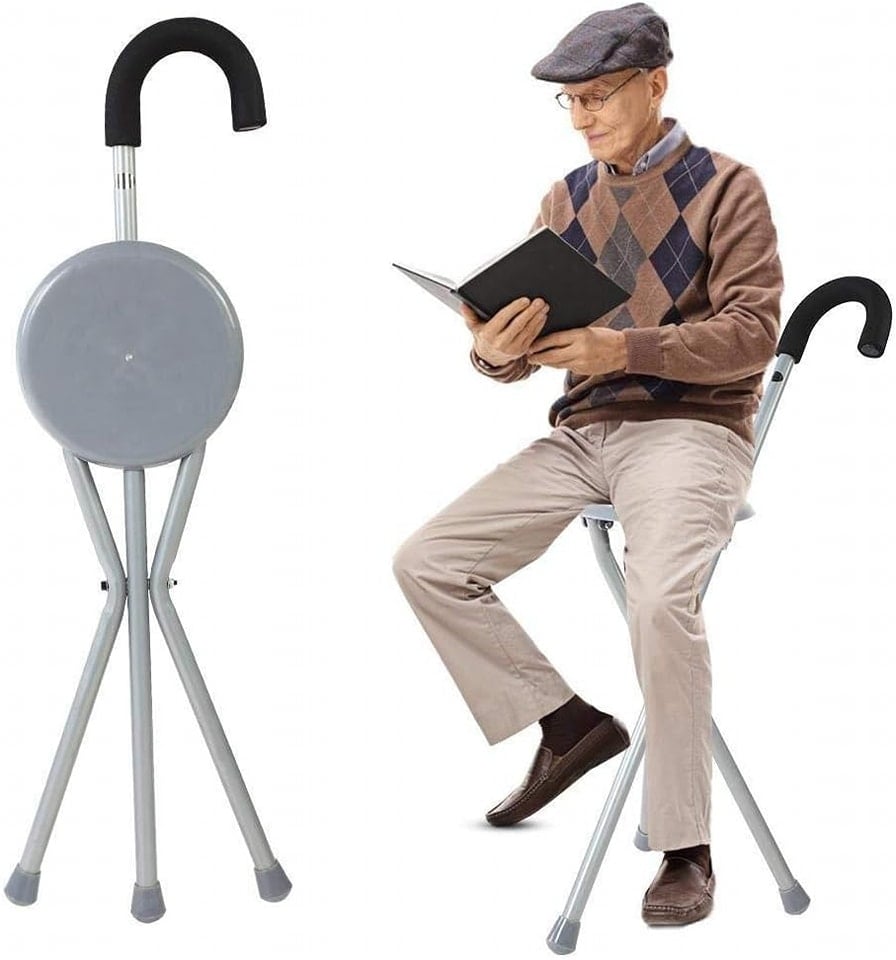 Picture of Walking Stick With Chair Multicolor